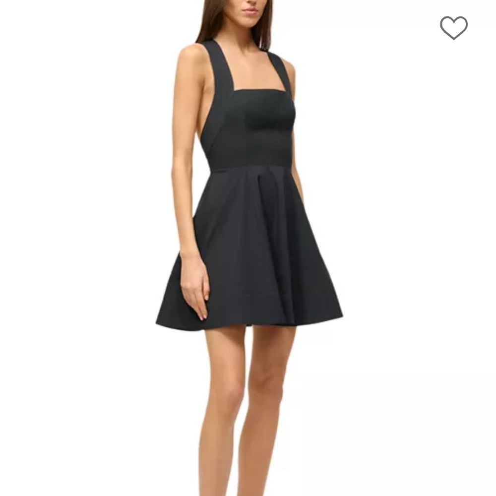 Staud mini Teresa black dress size 8